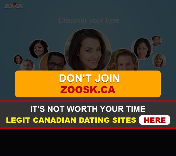 front page for Zoosk